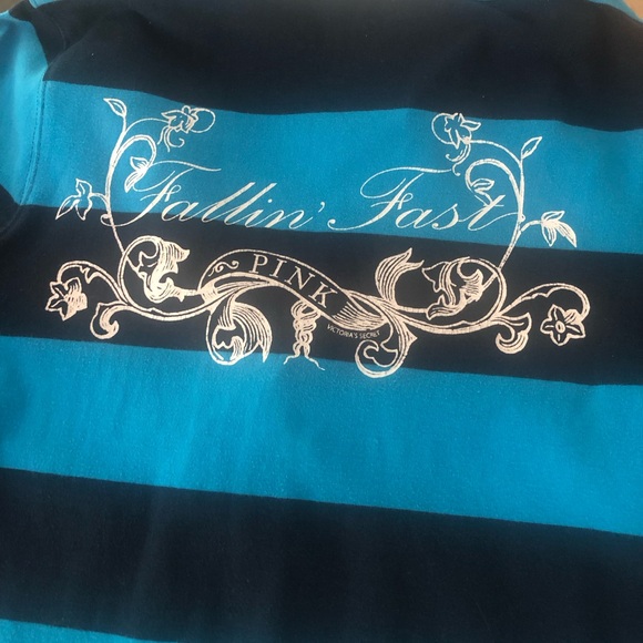 “PINK” VICTORIA SECRET rugby/polo shirt - Picture 2 of 11